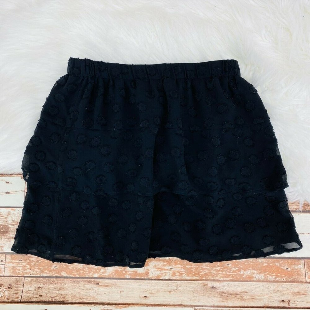 Ann Taylor Loft Elastic Waist Polka Dot Skirt SM - Picture 1 of 4